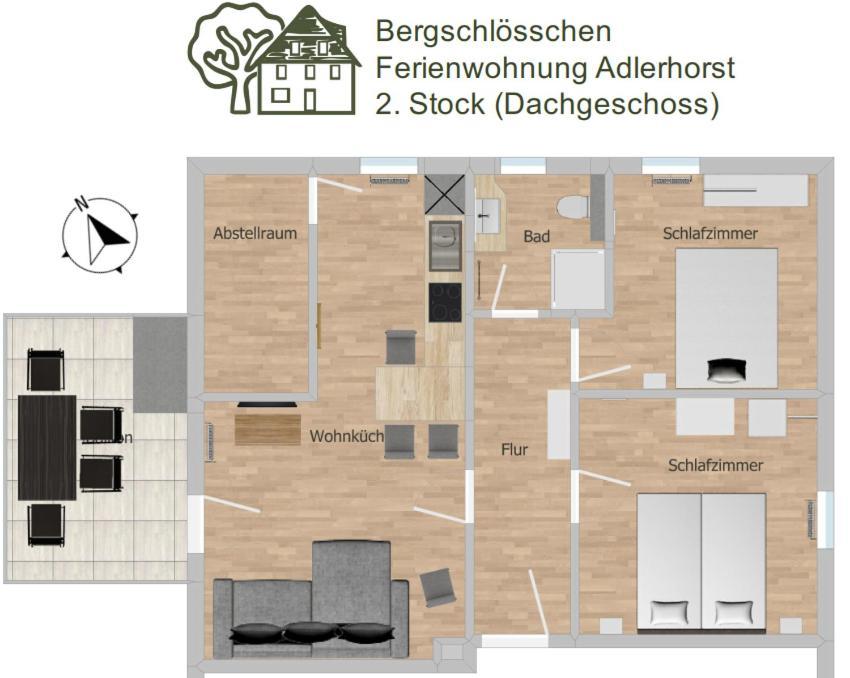 Bergschloesschen Edersee Waldeck  Buitenkant foto