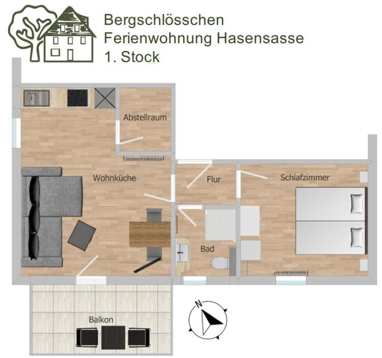 Bergschloesschen Edersee Waldeck  Buitenkant foto